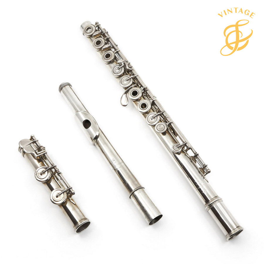 Bonneville #3885 - Silver plated flute, inline G, C footjoint