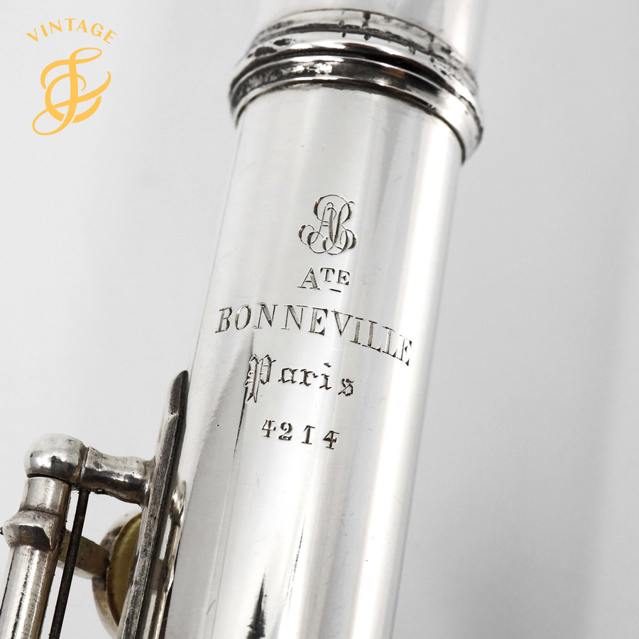 Bonneville #4214 - Silver flute, Miguel Arista Lip plate, C footjoint