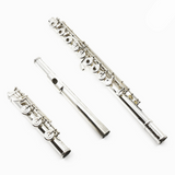 Flauta Lillian Burkart "Elite Model" en platino 5/95 mejorada - Nueva
