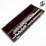 Burkart Elite #843 - Pure silver flute, inline G, C# trill key, B footjoint, 14K gold headjoint