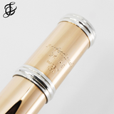 Lillian Burkart „Professional Model“ Flöte in 9 Karat Gold über Sterlingsilber – Neu