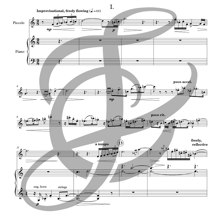 Concerto in Three Movements (Piccolo and Piano)