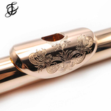 Emanuel Headjoint #22083 - 14K gold, engraved lip plate, L Cut - New