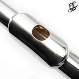 Emanuel Headjoint #22087 - sterling silver, 14K gold riser, LT Cut - New
