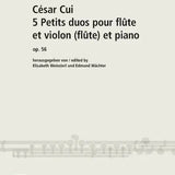 5 Petits Duos (Dos flautas y piano)