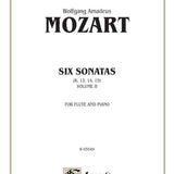 Six Sonates, Volume II (Nos. 4-6) (K. 13, 14, 15) (Flûte et Piano)