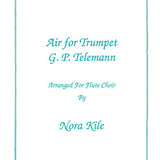 Air for Trumpet (Flute Choir)