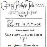 Suite in A Minor (Flute Choir)