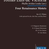 Vier Renaissance-Motetten (4 Flöten oder Flötenchor)