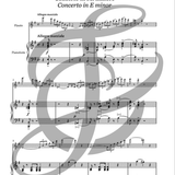 Konzert in e-Moll (Flöte und Klavier)