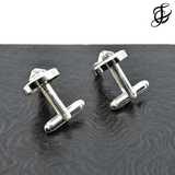 Cuff Links with Swarovski Crystal by Flute Finery