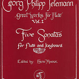 Cinq sonates, vol. 1 (flûte et piano)