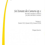 Six Sonatas for Flute and Basso Continuo, Op. 1, Vol. 1 (Flute and Piano)