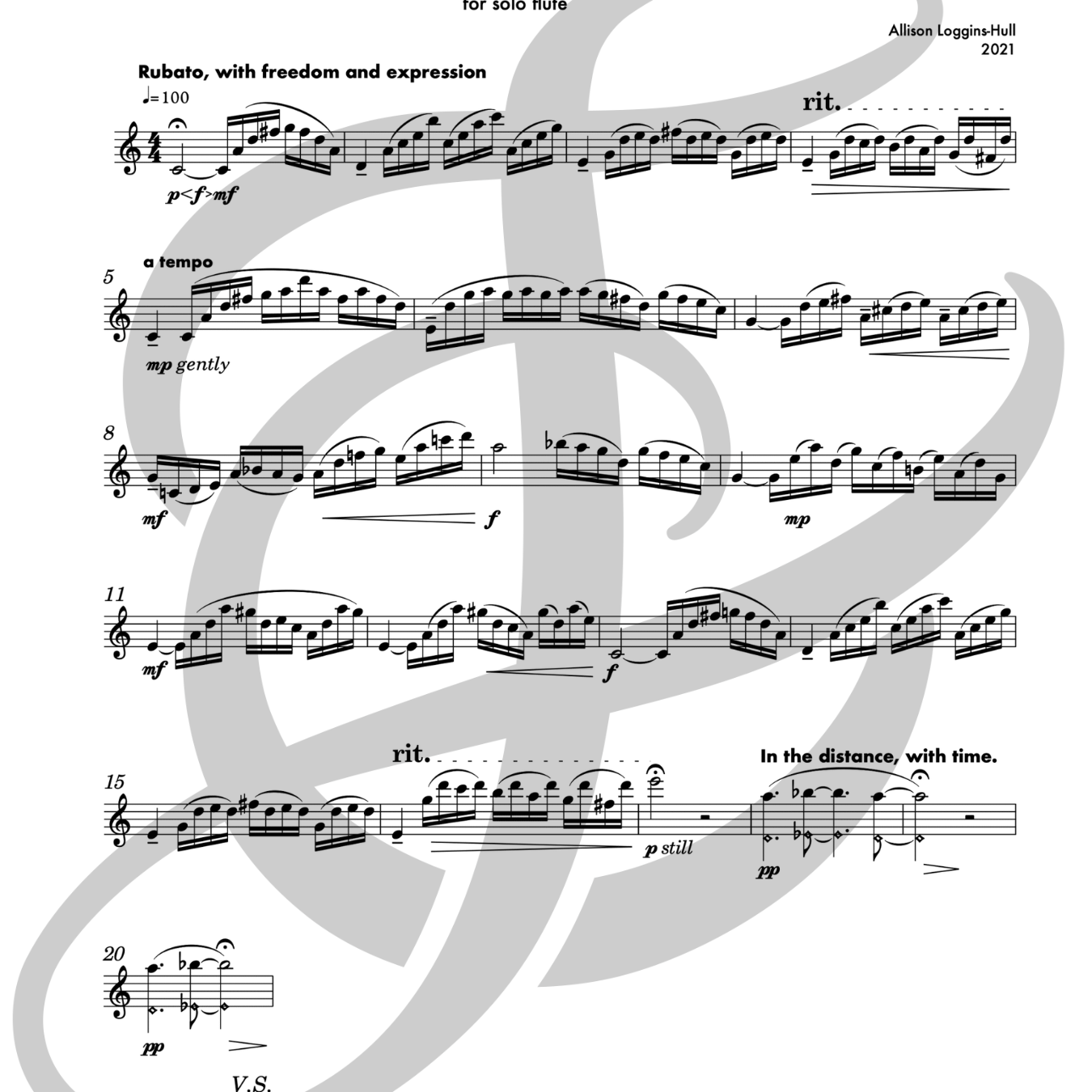 Gifts (Flute Alone)