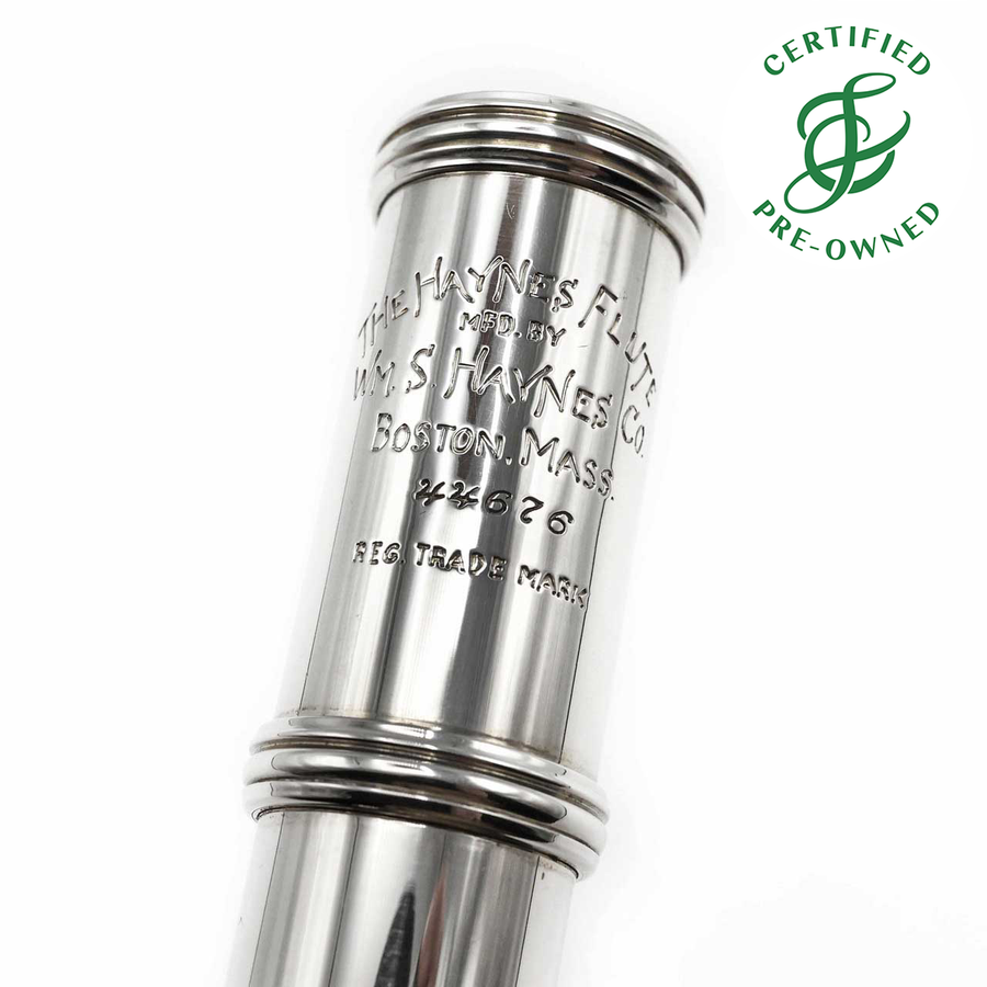 Haynes Custom #44676 - Silver flute, inline G, B footjoint