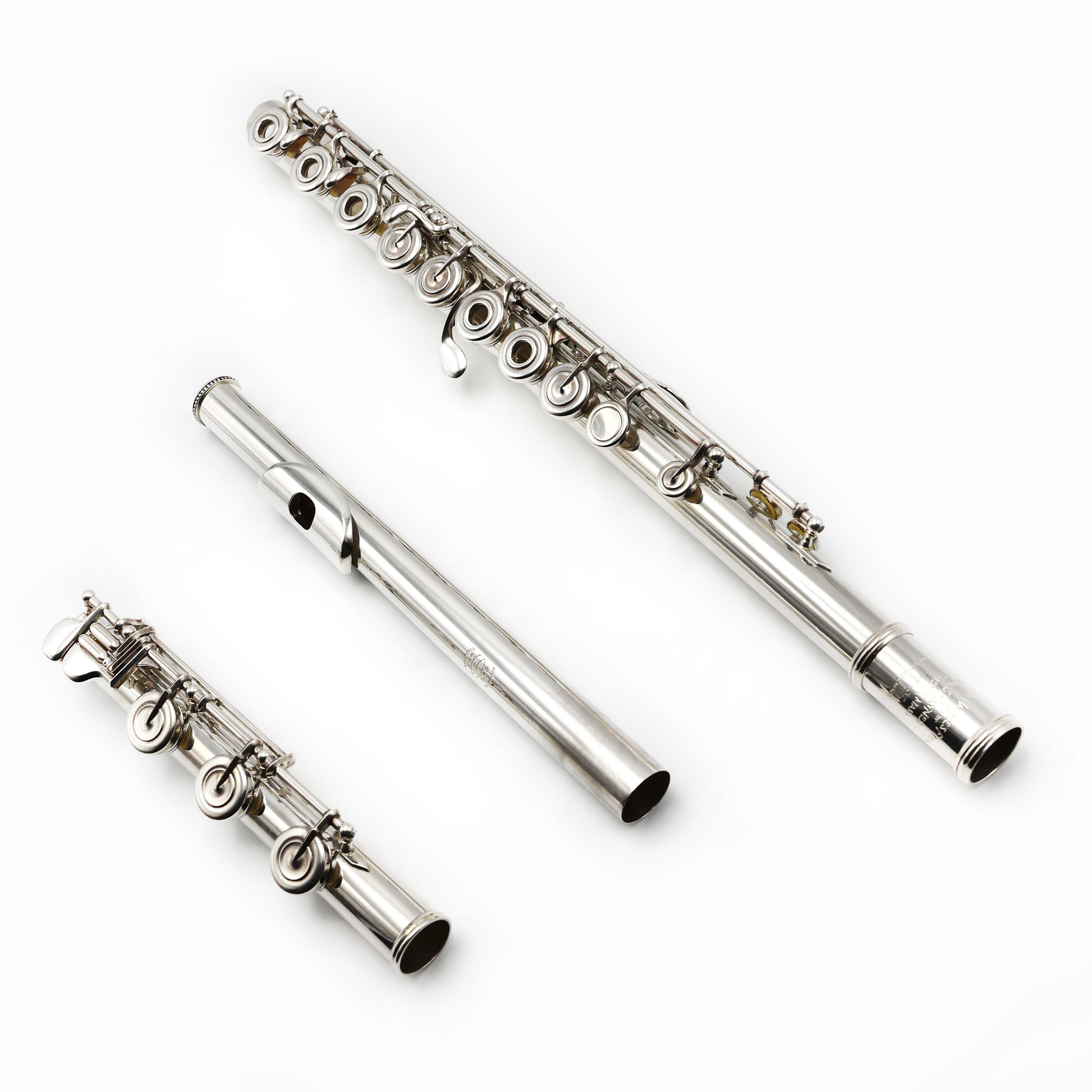 Haynes Custom #46237 - Coin Silver Flute, Inline G, B Footjoint