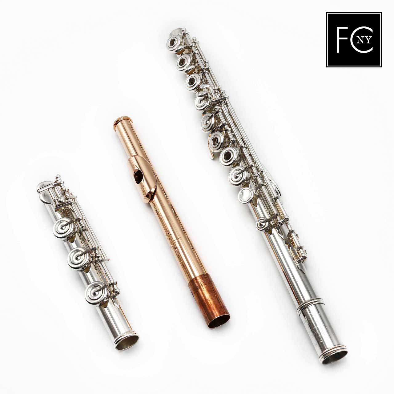 Haynes Custom 53967 5 Super silver flute, offset G, split E mechan