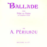 Ballade (Flute and Piano)