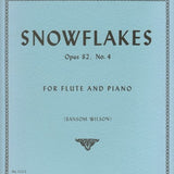 Snowflakes Op. 82 No. 4 (Flute and Piano)