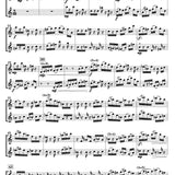 Invención según BWV 1013 (dos flautas)