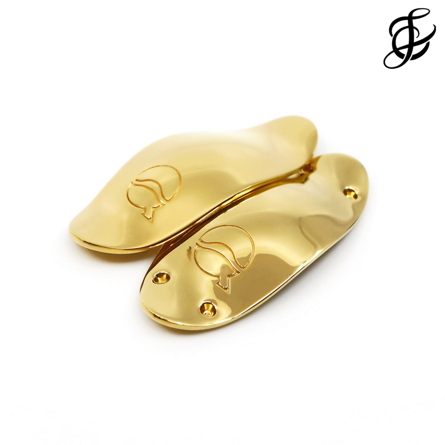 41mm Yellow Gold-Plated Solid Silver LefreQue Sound Bridge