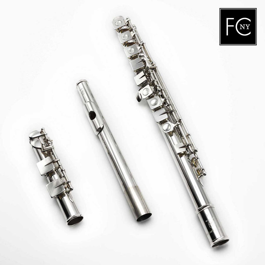 Lopatin SquareONE Model Flute #15 - Silver flute, offset G, split 