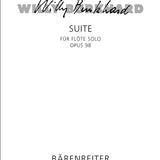 Suite for Solo Flute op. 98 (Flute Alone)