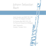 Seis sonatas según BWV 525-530, volumen 3 (Sonatas 5 y 6) (flauta y piano)