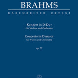 Concerto for Violin and Orchestra in D major op. 77 (Orchestral Score)