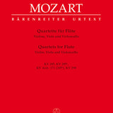 Flute Quartets (K285, K298, and K285b) (Flute, Violin, Viola, Cello)