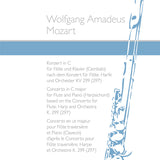 Concerto in C Major, K. 299 (arr. from Flute and Harp Concerto K299) (Flute and Piano)