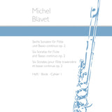 Flute Sonatas (6), Op. 2 #1-3 (Flute and Piano)