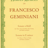 Sonate in e-Moll (Flöte und Klavier)