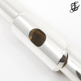 Cabeza de plata esterlina Mancke con elevador dorado