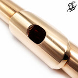 Mancke Headjoint #UTMH238 - 9K gold Headjoint, 14K gold lip plate, riser, and crown assembly