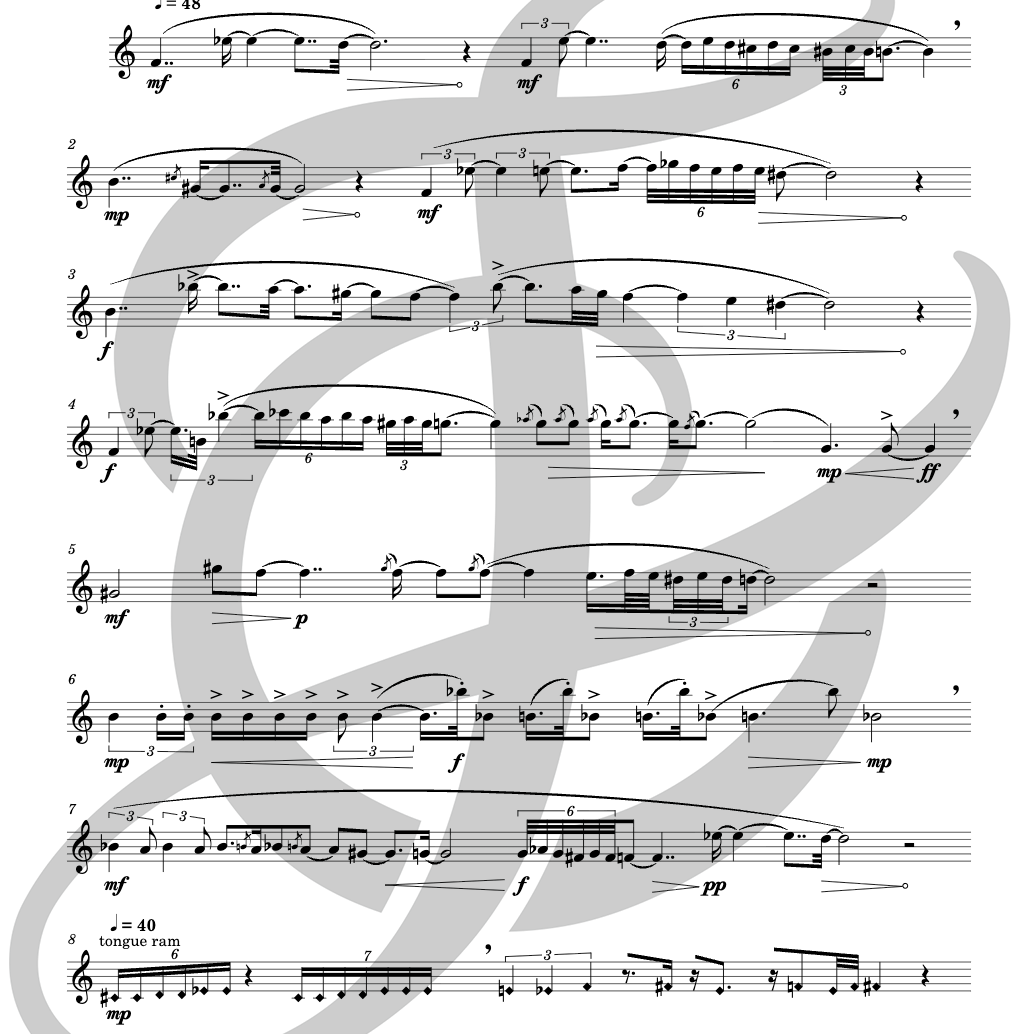 Mourn (Flute Alone)