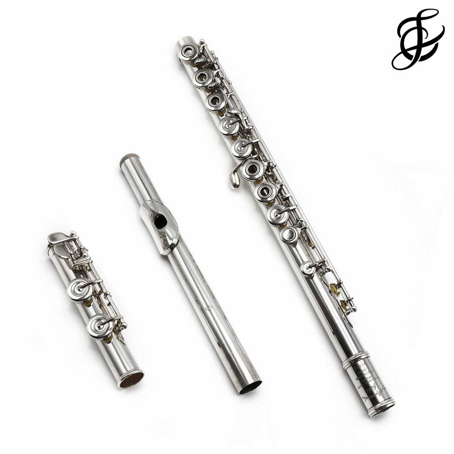 Muramatsu AD #31618 - Silver Flute, inline G, C footjoint, Wave-style lip plate