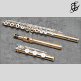 Nagahara Handmade Custom 16K Gold Flute with Silver Keys - New