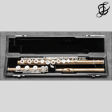 Nagahara Handmade Custom 16K Gold Flute with Silver Keys - New