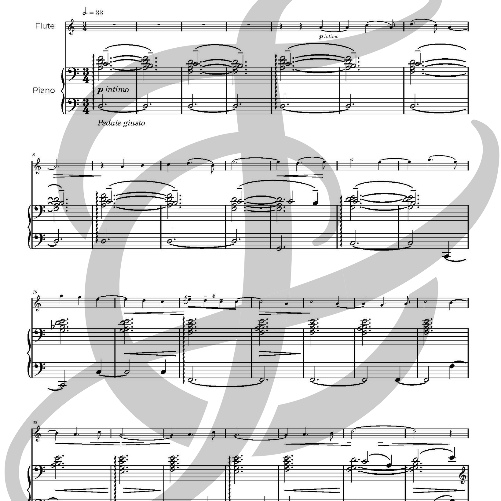 Ave (Flute and Piano)