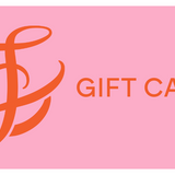 flute center gift card pink with red writing