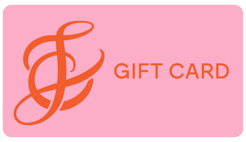 flute center gift card pink with red writing