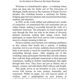 Anatomy of Sound: An Invitation to Discover the Inner Musician