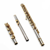 Powell Custom #10240 - Platinum Tubing, 10K Gold Mechanism, Inline G, B Footjoint, 14K Gold Lip Plate and Riser