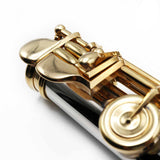 Powell Custom #10240 - Platinum Tubing, 10K Gold Mechanism, Inline G, B Footjoint, 14K Gold Lip Plate and Riser