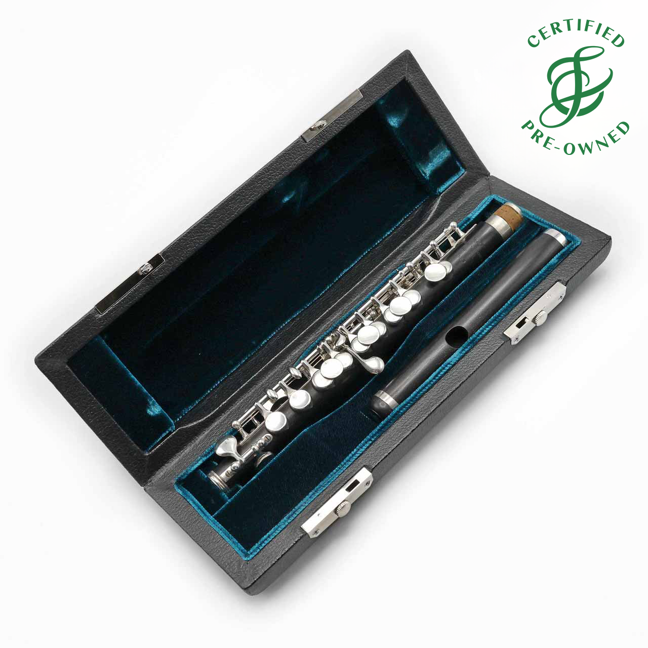 Powell Handmade Piccolo 4496 Grenadilla wood body, sterling silver