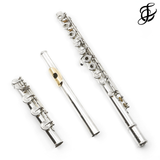 Powell Custom #4778 - Silver flute, 14K gold lip plate, inline G, B footjoint