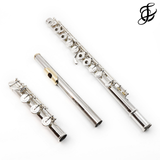 Verne Q. Powell Handmade Custom Flute in Platinum with Silver Mechanism - New