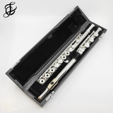 Verne Q. Powell Handmade Custom Flute in Platinum with Silver Mechanism - New