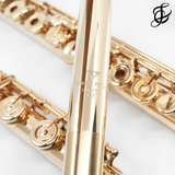 Verne Q. Powell Handmade Custom Flute in 14K Gold with Gold Mechanism - New